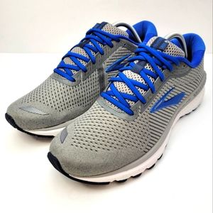 Brooks Adrenaline GTS 20 running shoes men size 10 gray blue